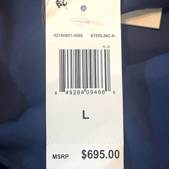 ALEXIS Luisana Side-Stripe Silk Jumpsuit Large - Picture 9 of 12